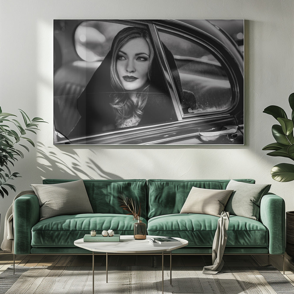 Artwork- Caught in a moment of absence...-34" x 22" Metalinches-Metal