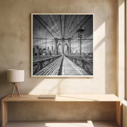  NYC Brooklyn Bridge Wall Artwork 0