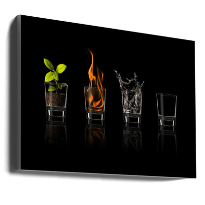 Artwork Elements...48X36inches- Unframed