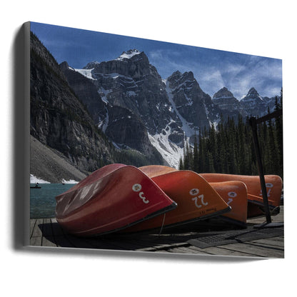 Wall art Four peaks-36X24inches-Gallery Wrapped (Ready to Hang)