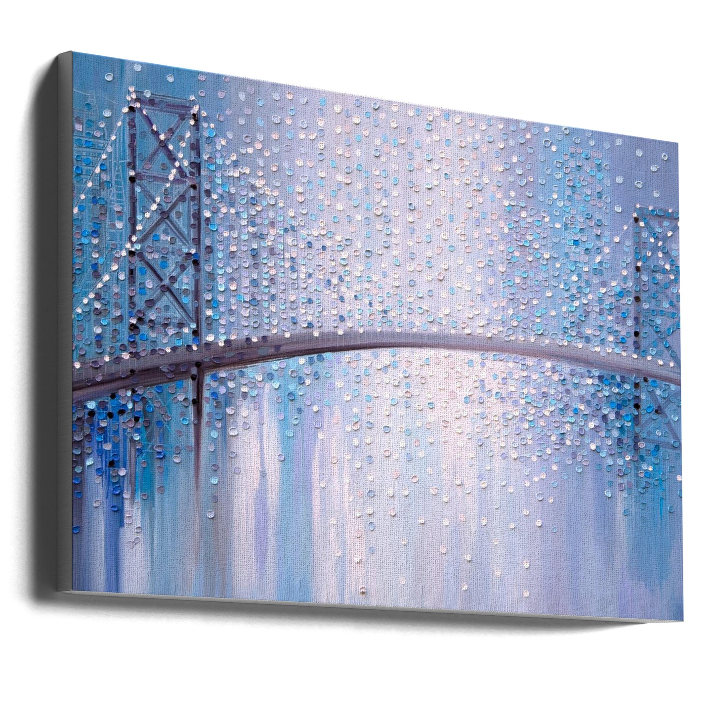  Bridge In the Mist Wall Artwork Gallery Wrapped (Ready to Hang)