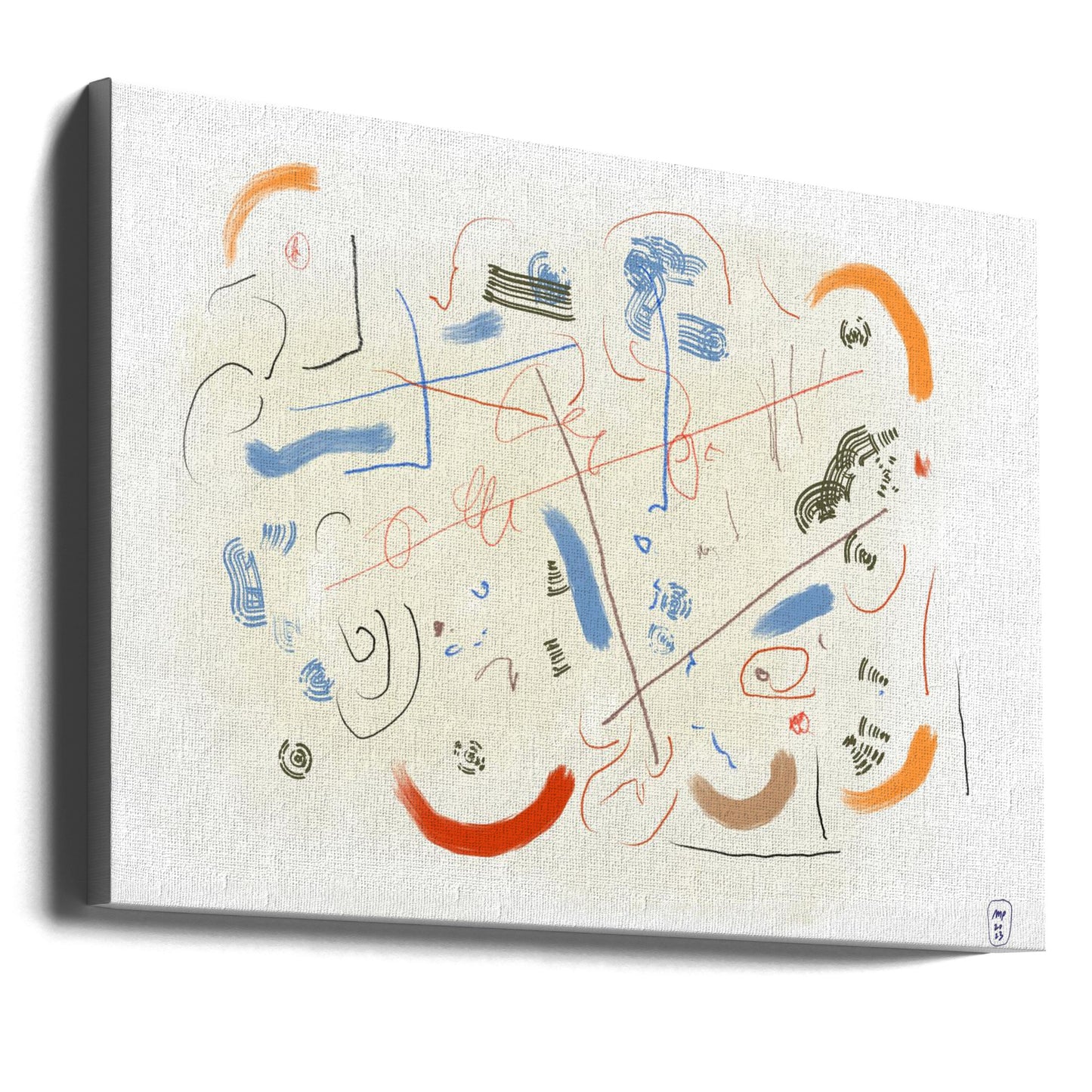 Abstract Art Canvas Print-wall-art-tang-36X24inches