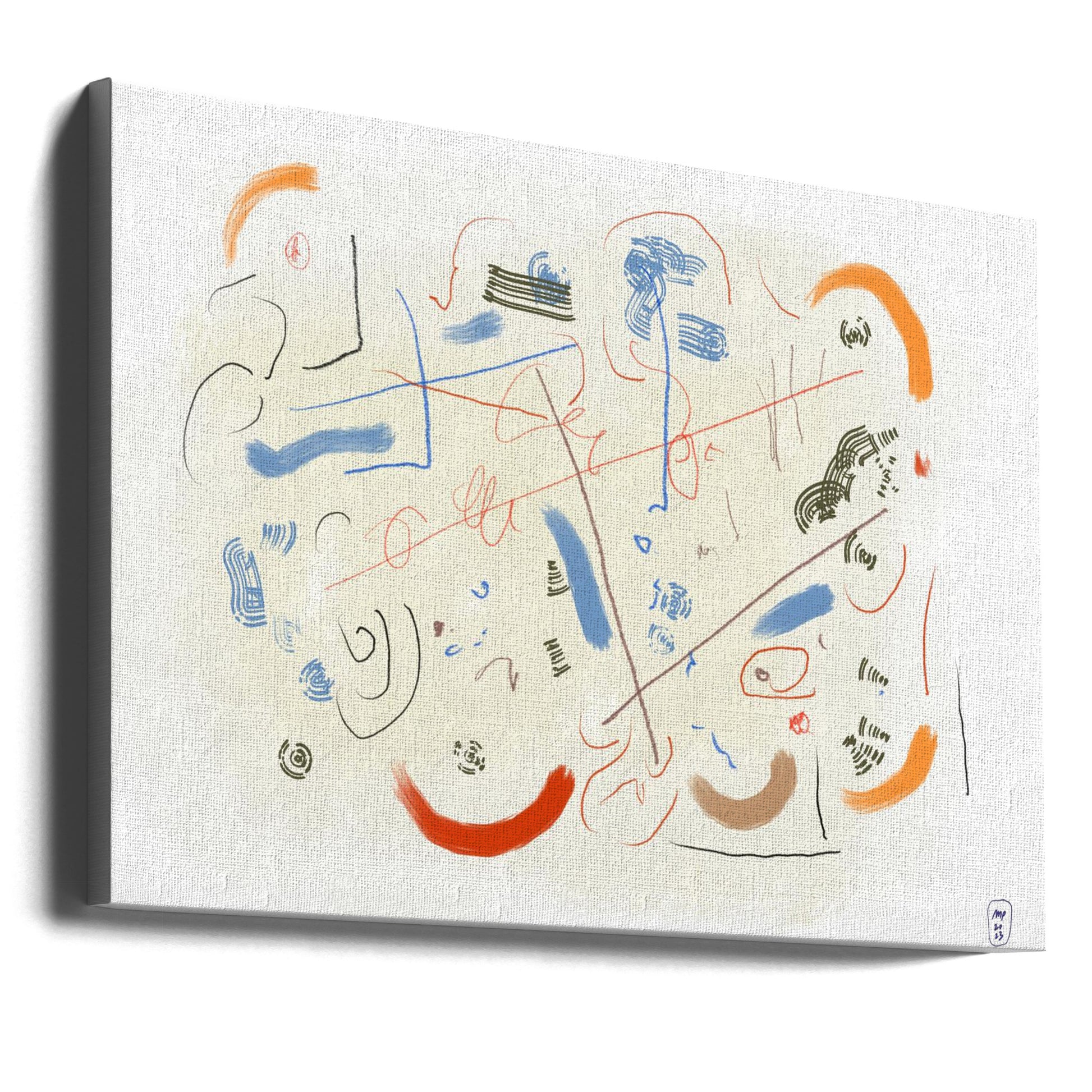 Abstract Art Canvas Print-wall-art-tang-36X24inches