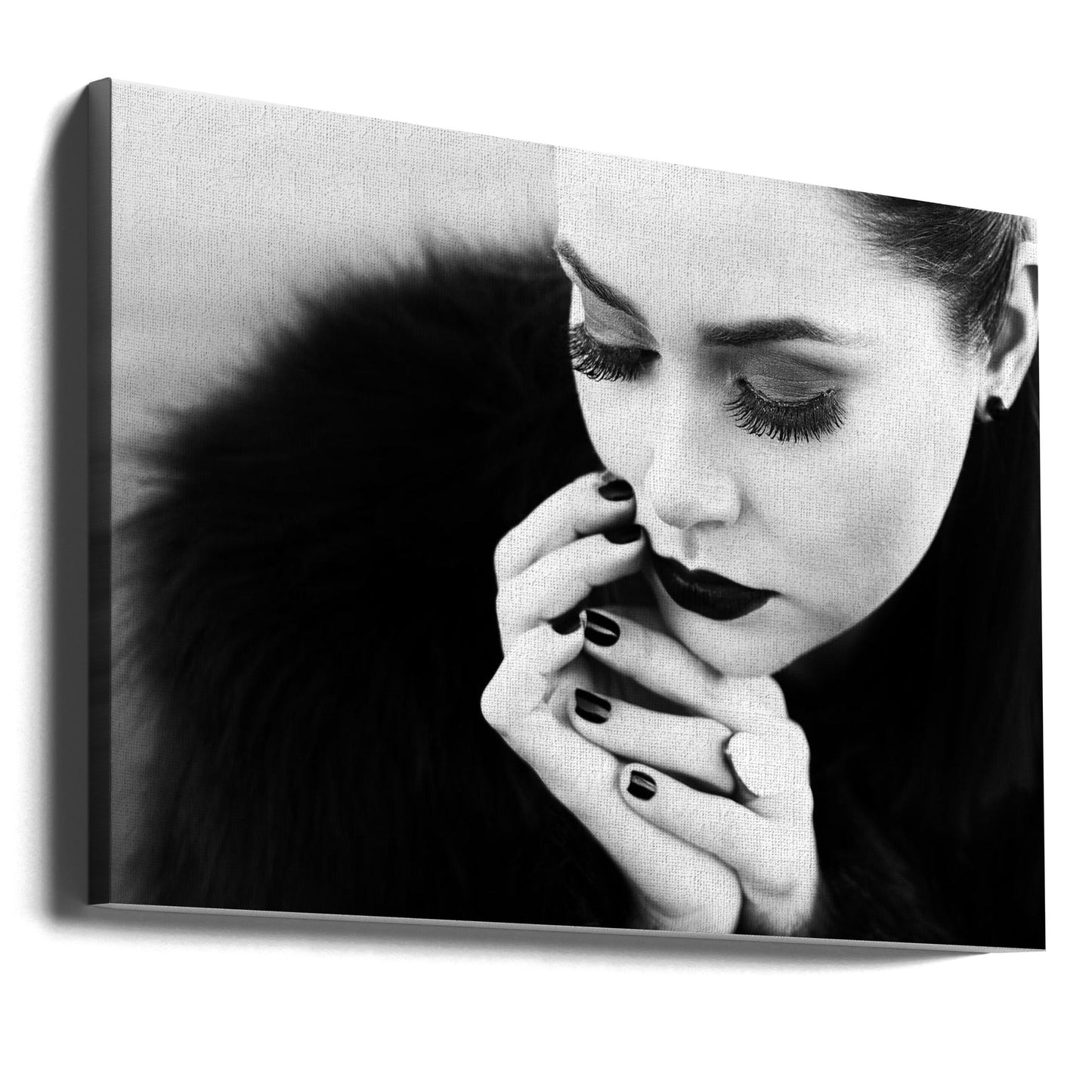 Artwork- between fingers-20X16inches-Gallery Wrapped (Ready to Hang)
