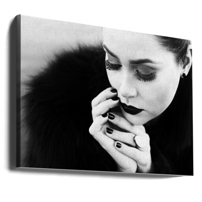 Artwork- between fingers-20X16inches-Gallery Wrapped (Ready to Hang)