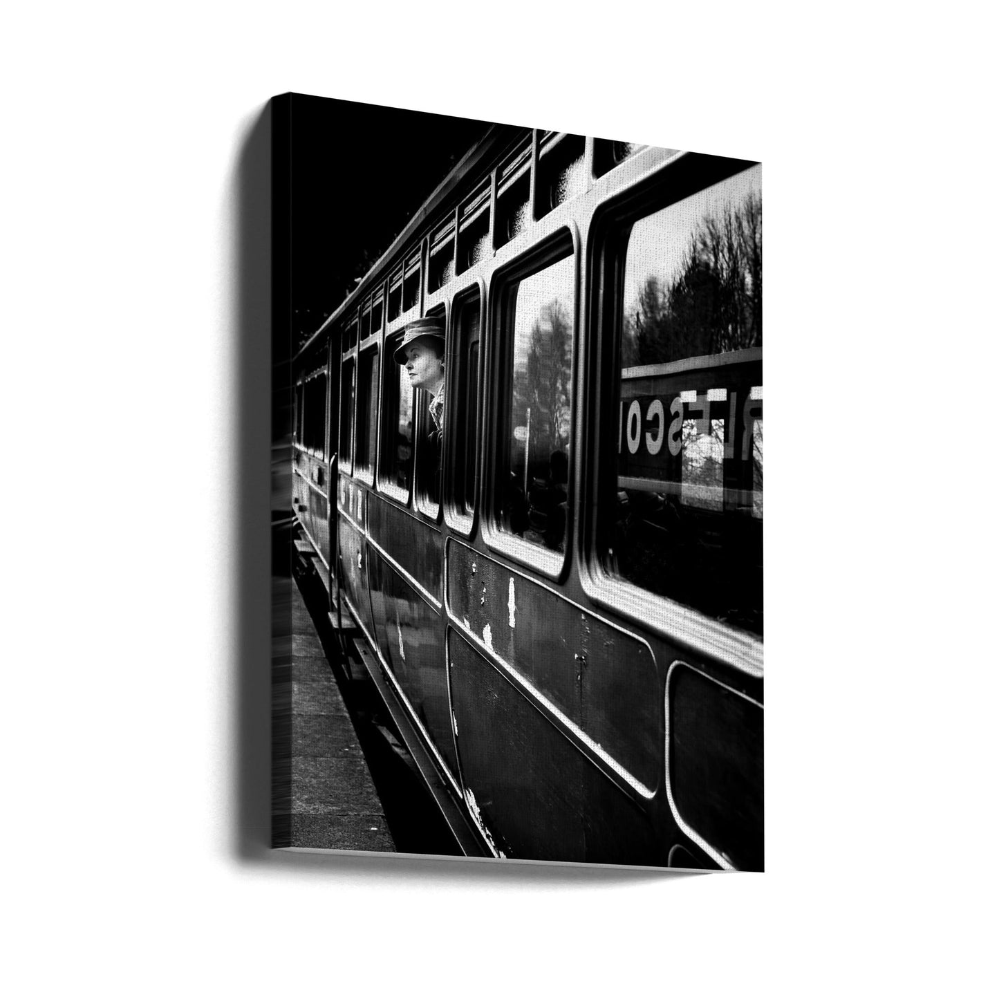 Artwork- The Goodbye Girl ....leaving-16X20inches-Gallery Wrapped (Ready to Hang)