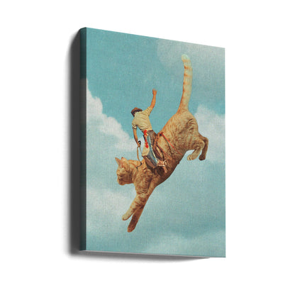  Meehaw   Rodio Cat Wall Artwork Gallery Wrapped (Ready to Hang)