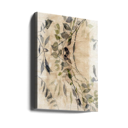 Artwork- Colour Washed Leaves No3-16X20inches-Gallery Wrapped (Ready to Hang)