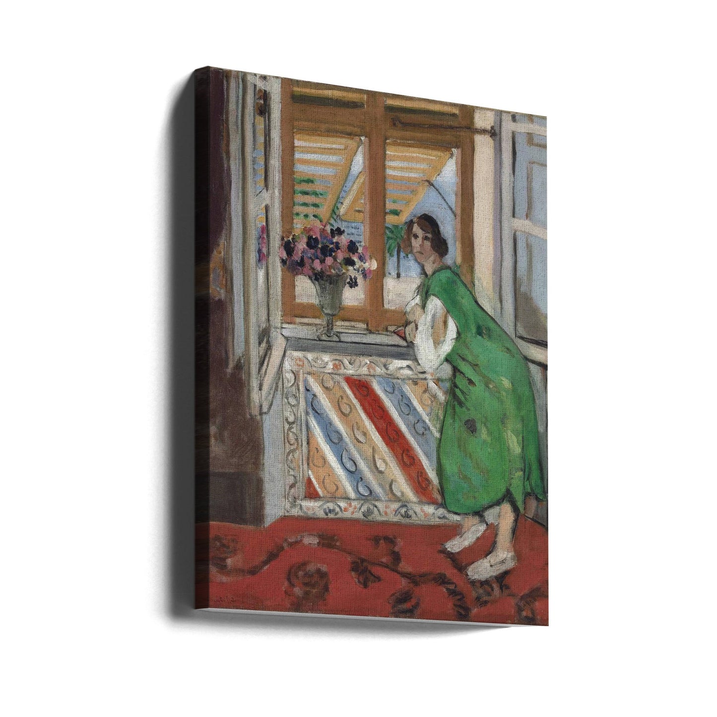 Artwork  Jeune Fille a La Mauresque Original 1939 16X20-inches