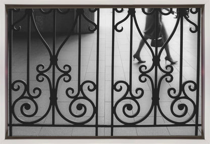 Artwork- street 15-48X36inches-In White Floating Frame