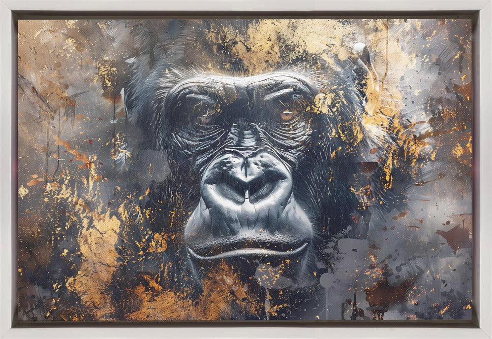  Animal Vintage Art Illustration Wallart 03 Wall Artwork In Black Floating Frame