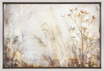  Flower Floral Art Illustration Wallart 126 Wall Artwork In Black Floating Frame