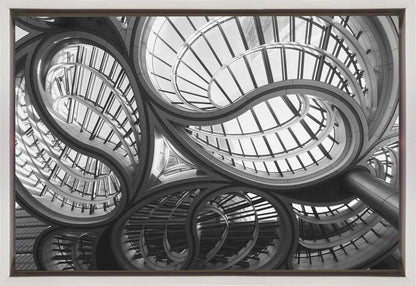 Wall art geometric entrance