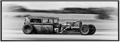 Artwork- Lowrider-36X24inches-In Black Floating Frame