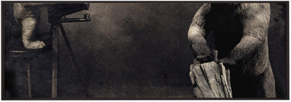 Artwork- hold that-36X24inches-In Black Floating Frame