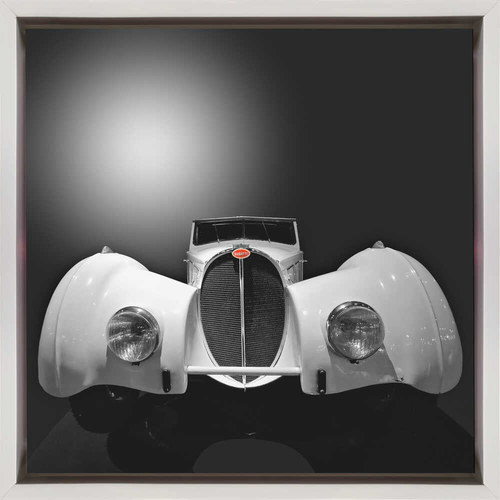 Wall art A White Bugatti