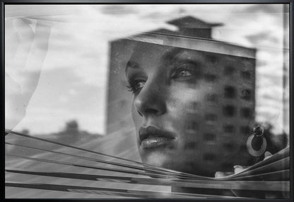 Artwork- Window-20X16inches-In White Floating Frame