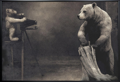 Artwork- hold that-20X16inches-In White Floating Frame