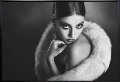 Artwork- Diva5-20X16inches-In White Floating Frame