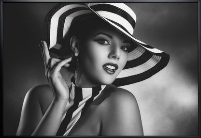 Artwork- Blackandwhite-20X16inches-In White Floating Frame
