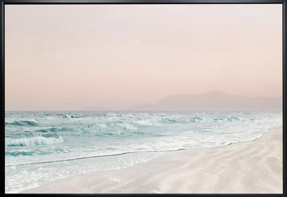 Artwork Beach Vibes VI36X24inches- White Frame