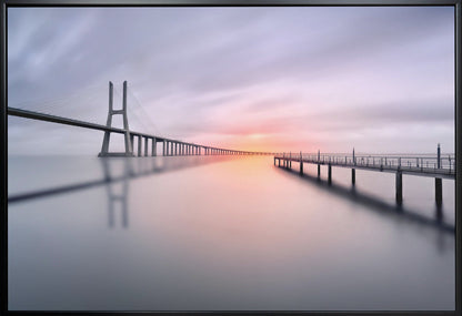 Artwork Vasco de Gama36X24inches- White Frame