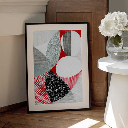 Wall art Geometric Patterns And Vivid Colors