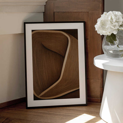 Wall art Caramel lines II