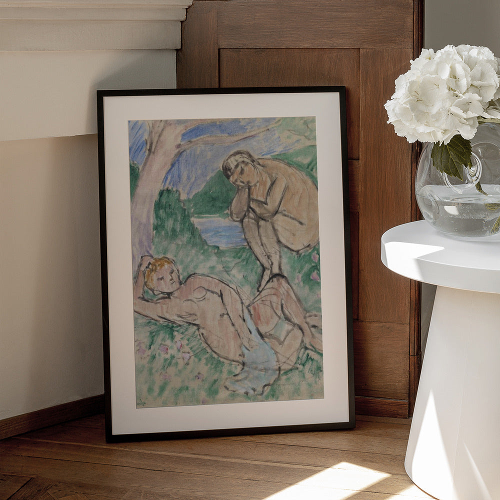 Artwork  Baigneurs 24X36-inches