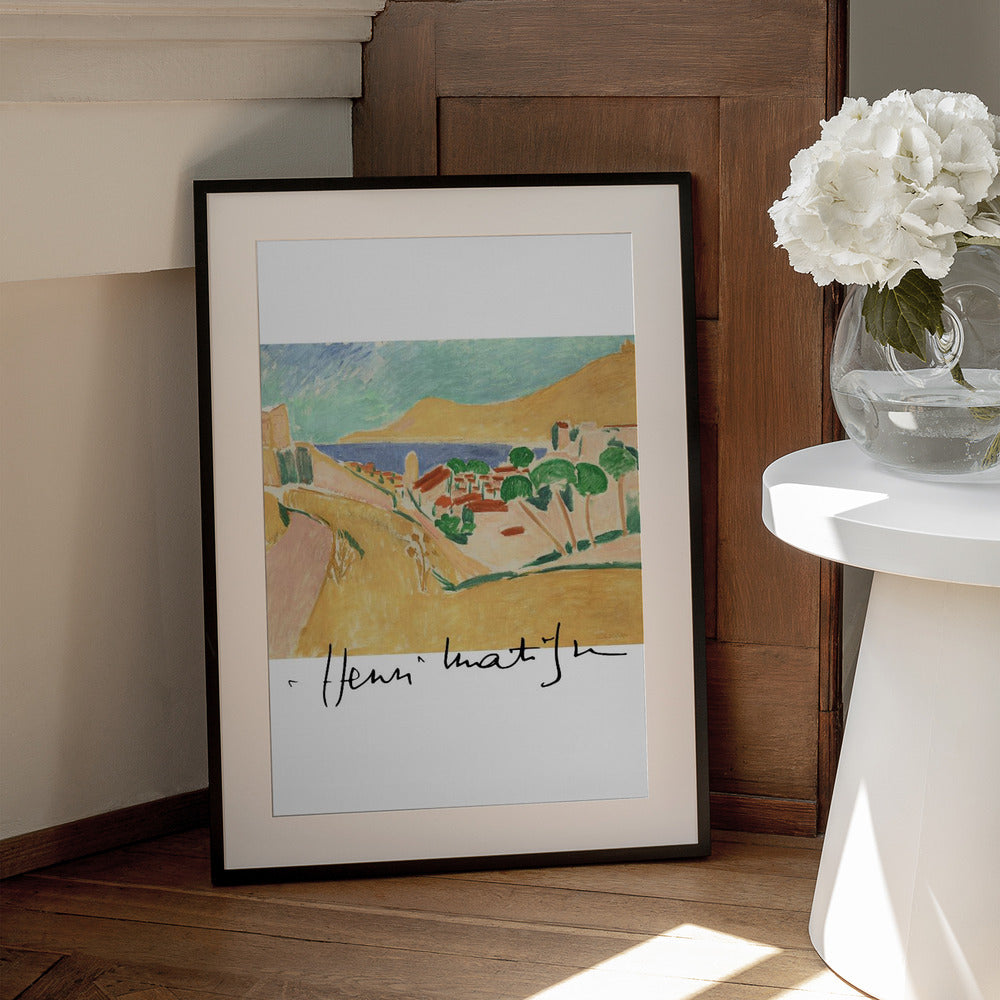 Artwork  Collioure En Aout Autographed 24X36-inches