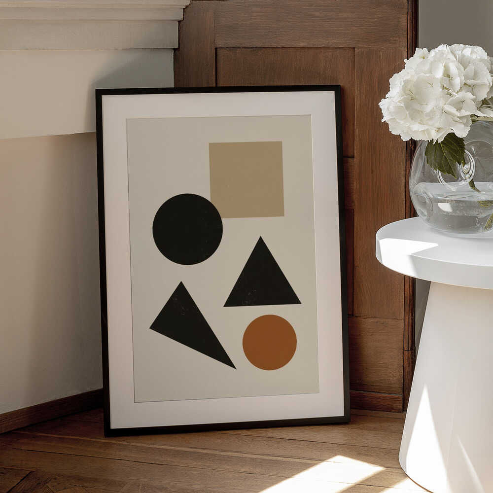 Wall art Minimalist geometric composition 07