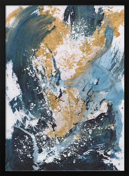  Golden Sea Wall Artwork Gallery Wrapped (Ready to Hang)