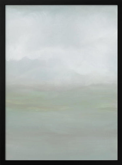 Artwork- Rough Seas Oil Panel  8-16X20inches-In White Floating Frame