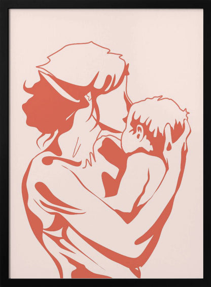 canvas prints Motherhood24X36inches- White Frame