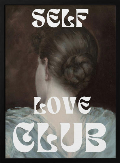 canvas prints Self Love Club No. 324X36inches- White Frame