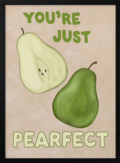 canvas prints Pearfect24X36inches- White Frame