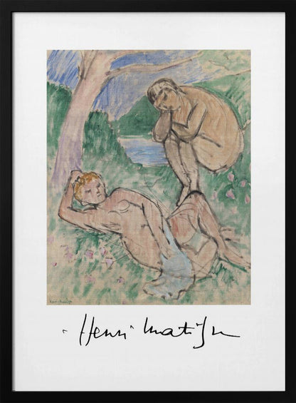 Artwork  Baigneurs Autographed 36X48-inches