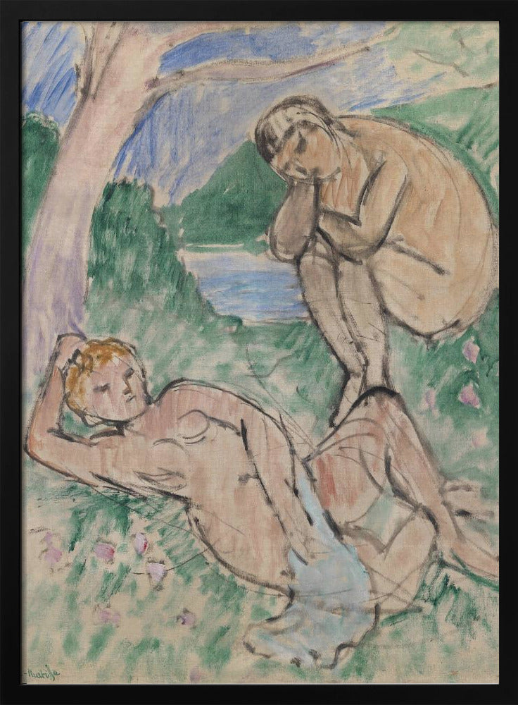 Artwork  Baigneurs 36X48-inches