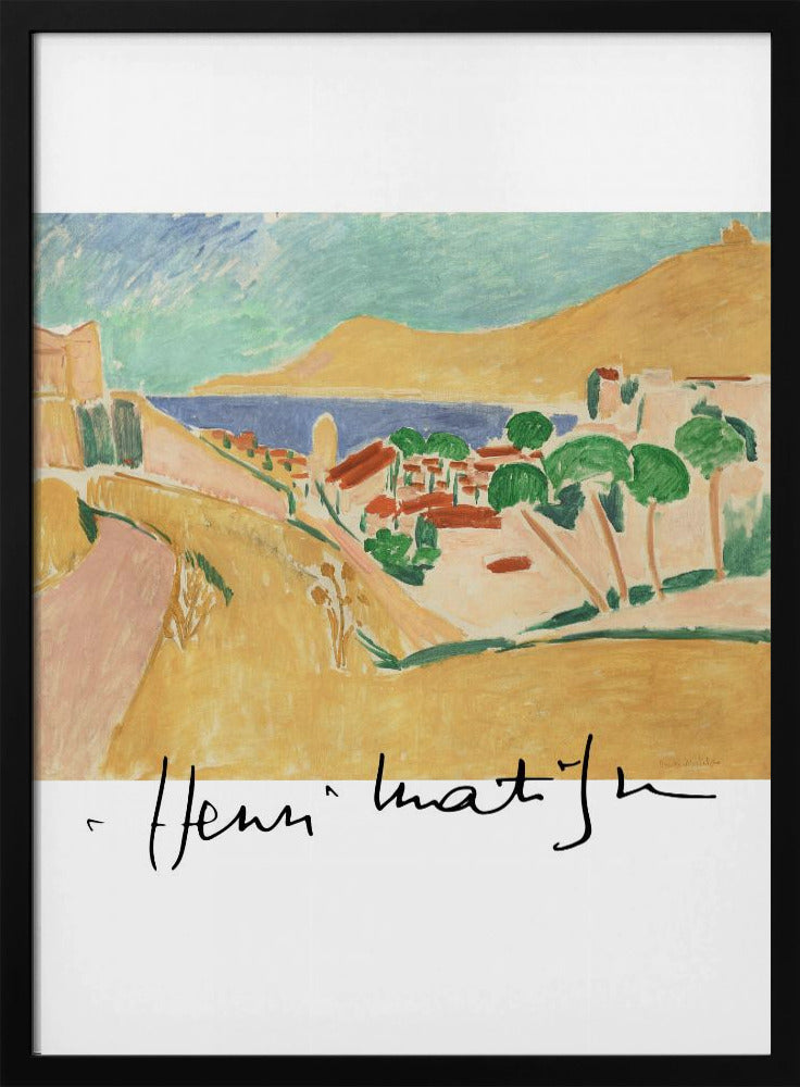 Artwork  Collioure En Aout Autographed 36X48-inches