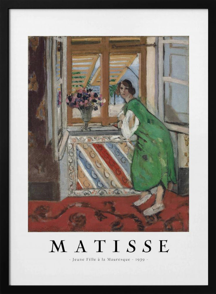 Artwork  Jeune Fille a La Mauresque 1947 36X48-inches