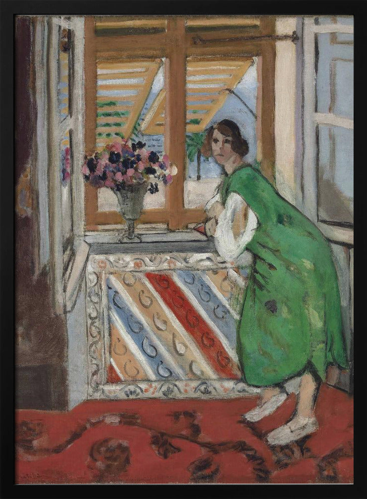 Artwork  Jeune Fille a La Mauresque Original 1947 36X48-inches