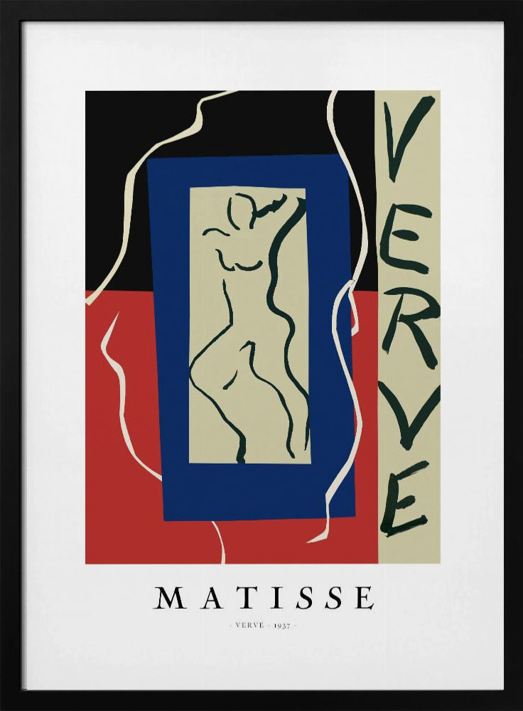 Artwork  Verve 1937 Boarder 36X48-inches