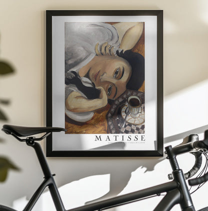 Artwork  Lorette Con Una Tazza Di Caffe 1916 Boarder 16X20-inches