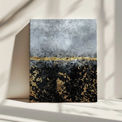Wall art Gold Black Abstract