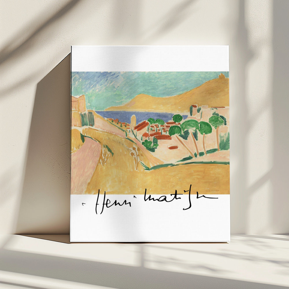 Artwork  Collioure En Aout Autographed 24X36-inches