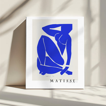 Artwork  Nudo Blu III 1952 Boarder 24X36-inches