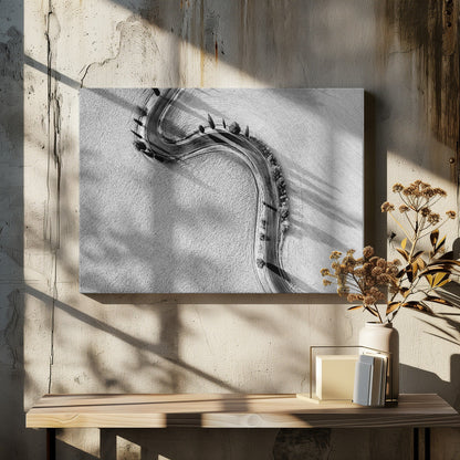 Artwork- Monticchellio-36X24inches-In White Floating Frame