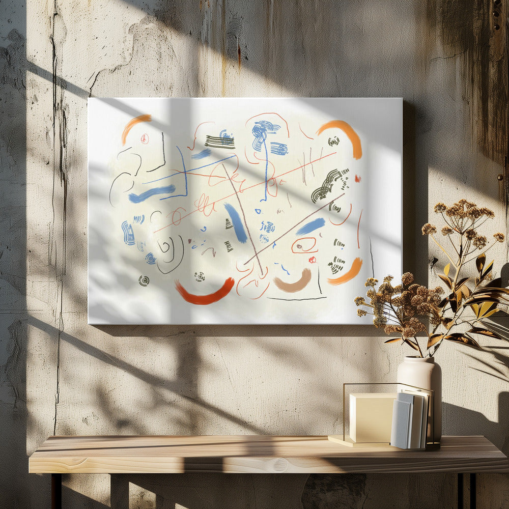 Abstract Art Canvas Print-wall-art-tang-48X36inches