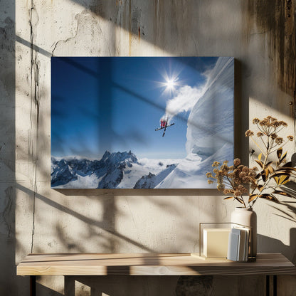 Artwork Higher48X36inches- Black Frame
