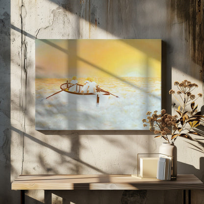 canvas prints Soul Searchers48X36inches- Black Frame